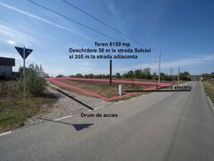 Domnesti Teren 6000mp Salciei- Haltei-Ciocarliei Drum asfaltat cu utilitati